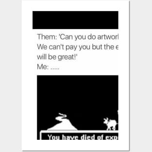 Artist Art Exposure Funny Meme Posters and Art